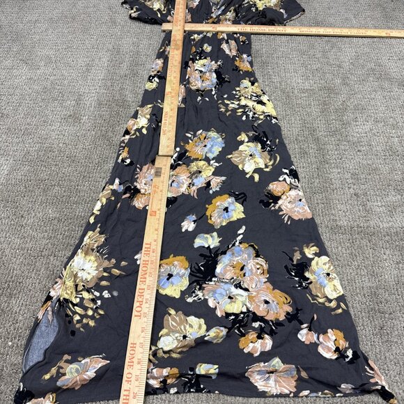 Love Stitch Dress Multicolored Floral Short Sleeve Women’s Size Medium/Large - Picture 2 of 11